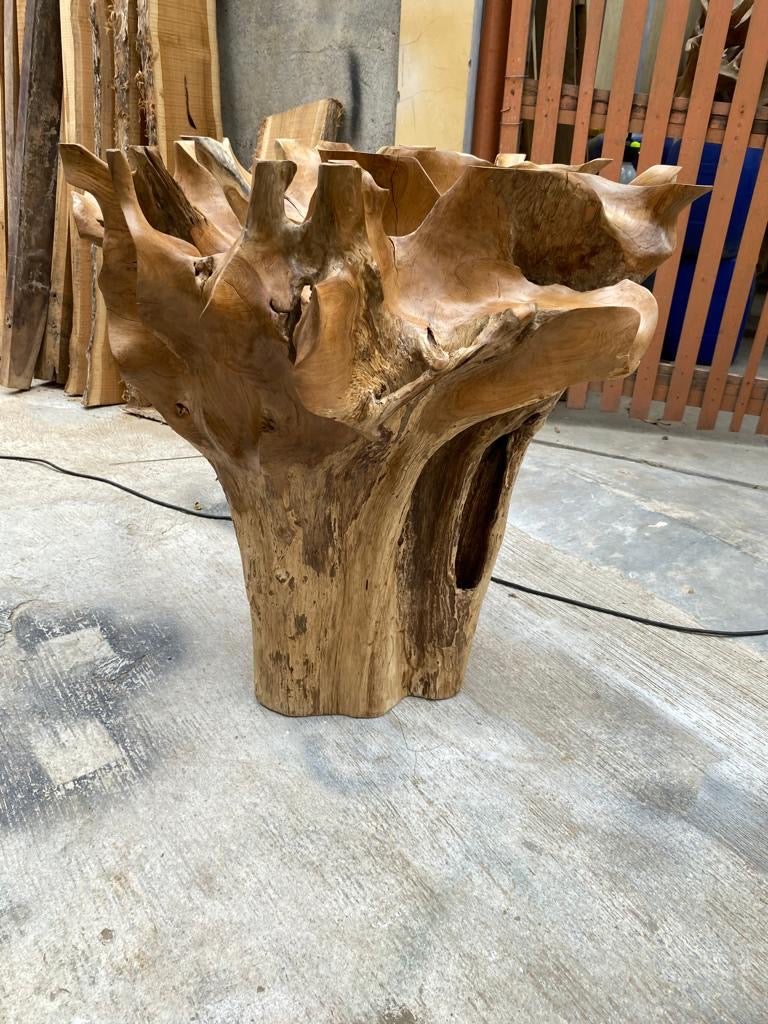 Small natural teak root coffee table - Natural teak root coffee table for sale near me - Custom natural teak root coffee table - Natural teak root coffee table