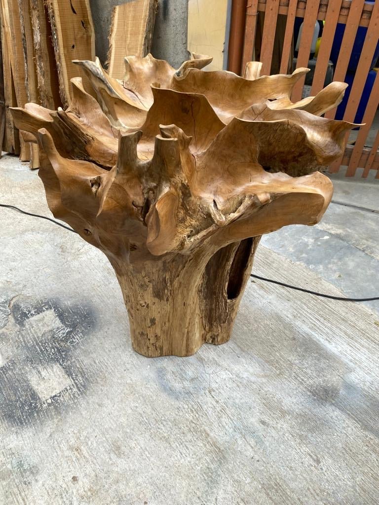 Small natural teak root coffee table - Natural teak root coffee table for sale near me - Custom natural teak root coffee table - Natural teak root coffee table - SOGEH Furniture