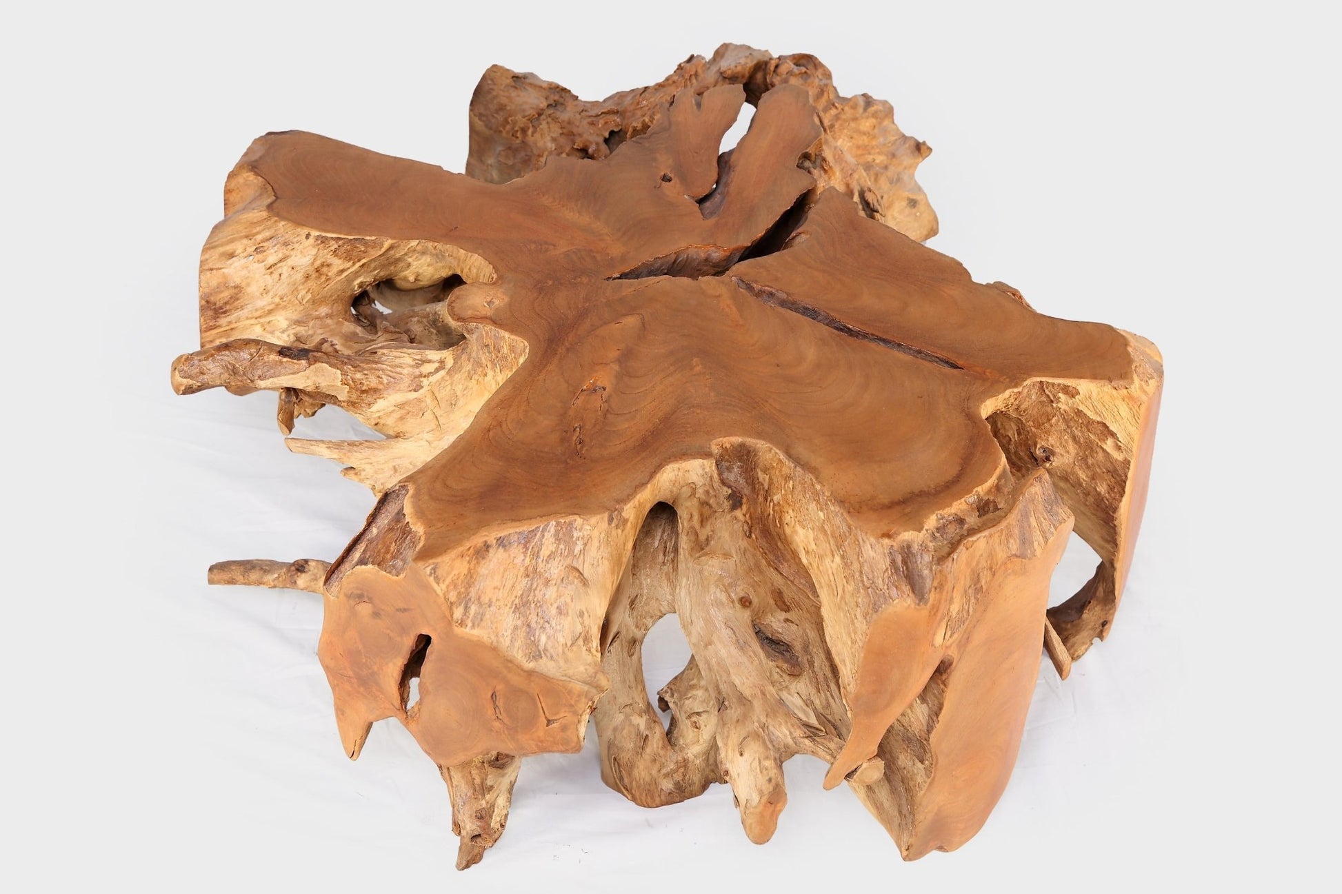 Solid Teak Root Coffee Table - Teak Root Coffee Table Luxury - Teak Root Coffee Table Affordable - SOGEH Furniture