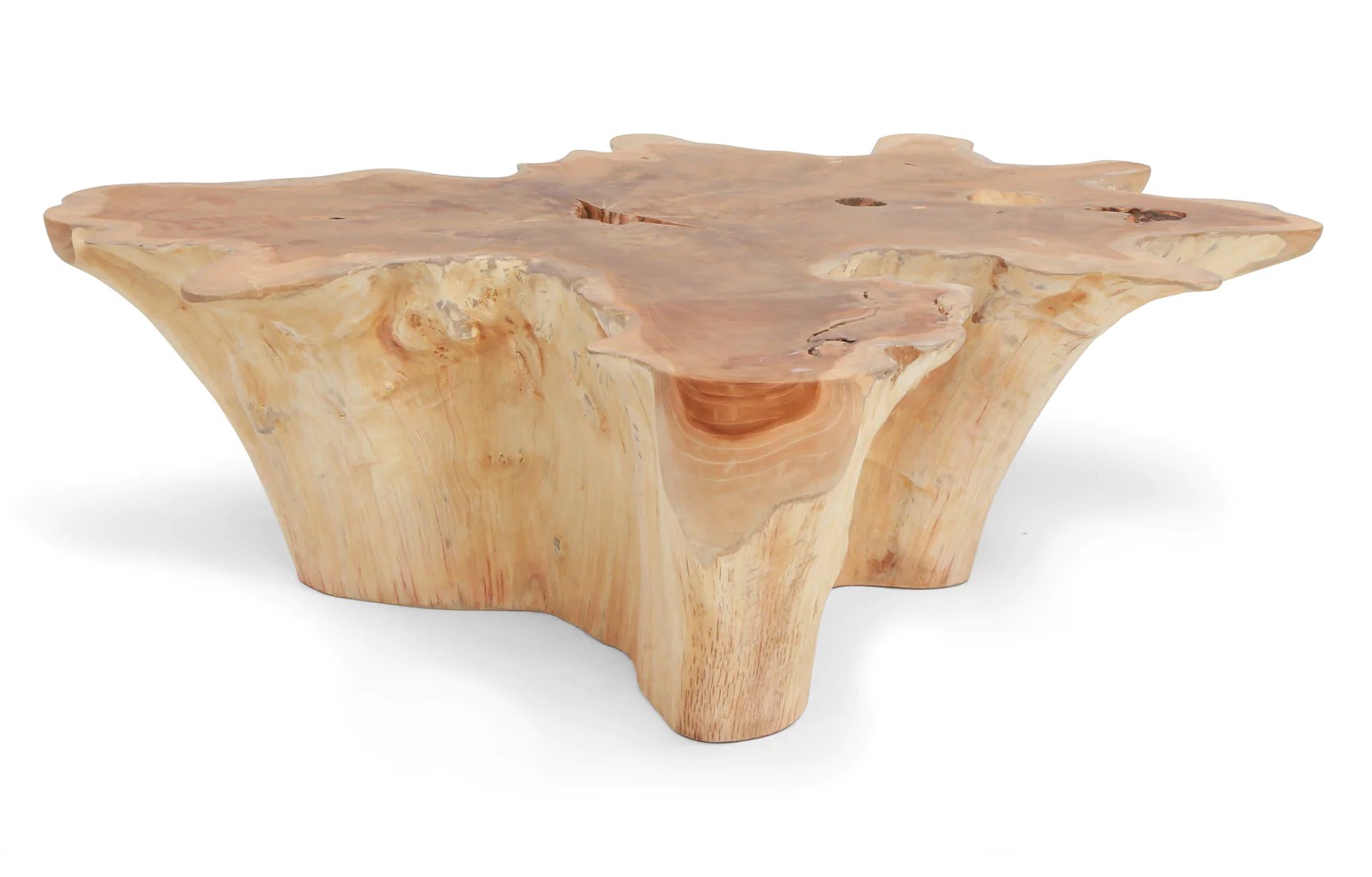 Star Teak Root Coffee Table - Handcrafted Teak Root Table - Indonesian Teak Root Table - SOGEH Furniture