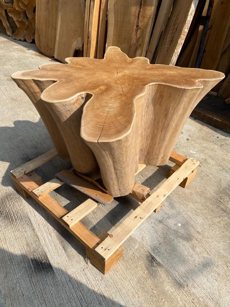 Star Teak Root Coffee Table - Handcrafted Teak Root Table - Indonesian Teak Root Table - SOGEH Furniture