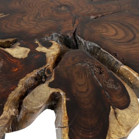 Live Edge Teak Root Coffee Table - Teak Root Furniture - High Quality Coffee Table - SOGEH Furniture