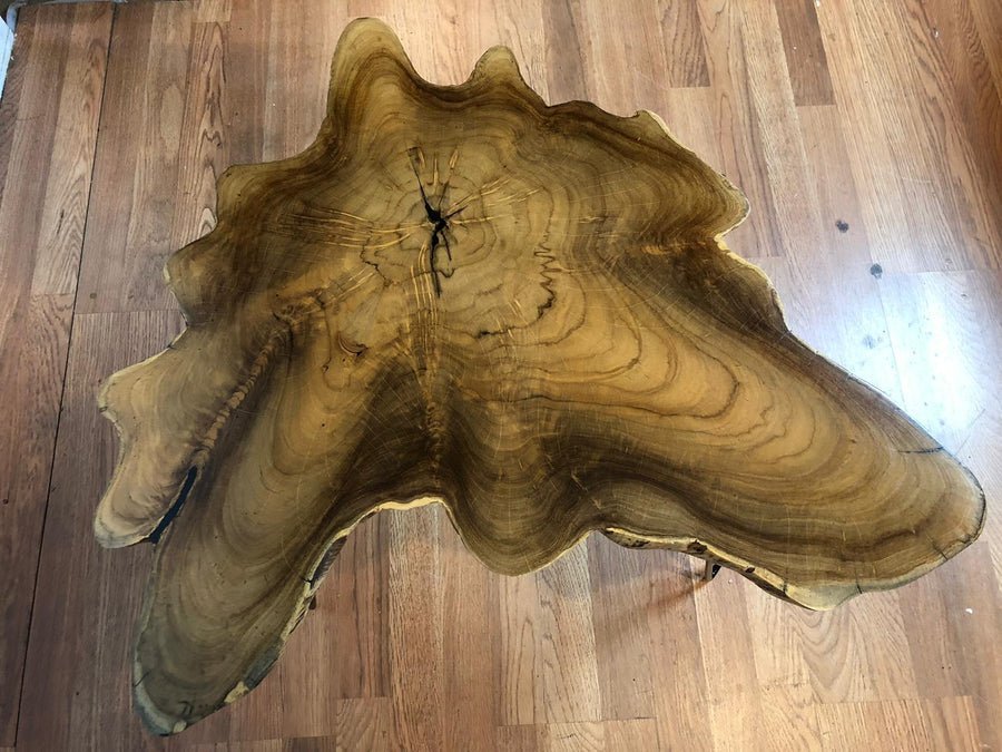 Live Edge Teak Root Coffee Table - Teak Root Furniture - High Quality Coffee Table - SOGEH Furniture