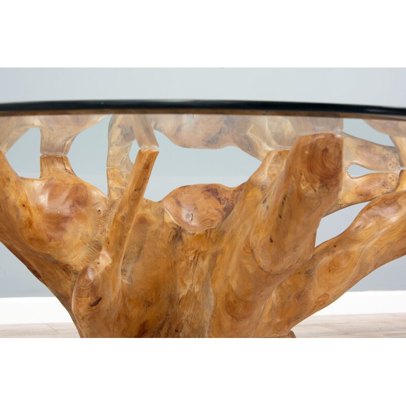 Rustic Teak Root Coffee Table - High Quality Coffee Table - High-end Coffee Table - SOGEH Furniture